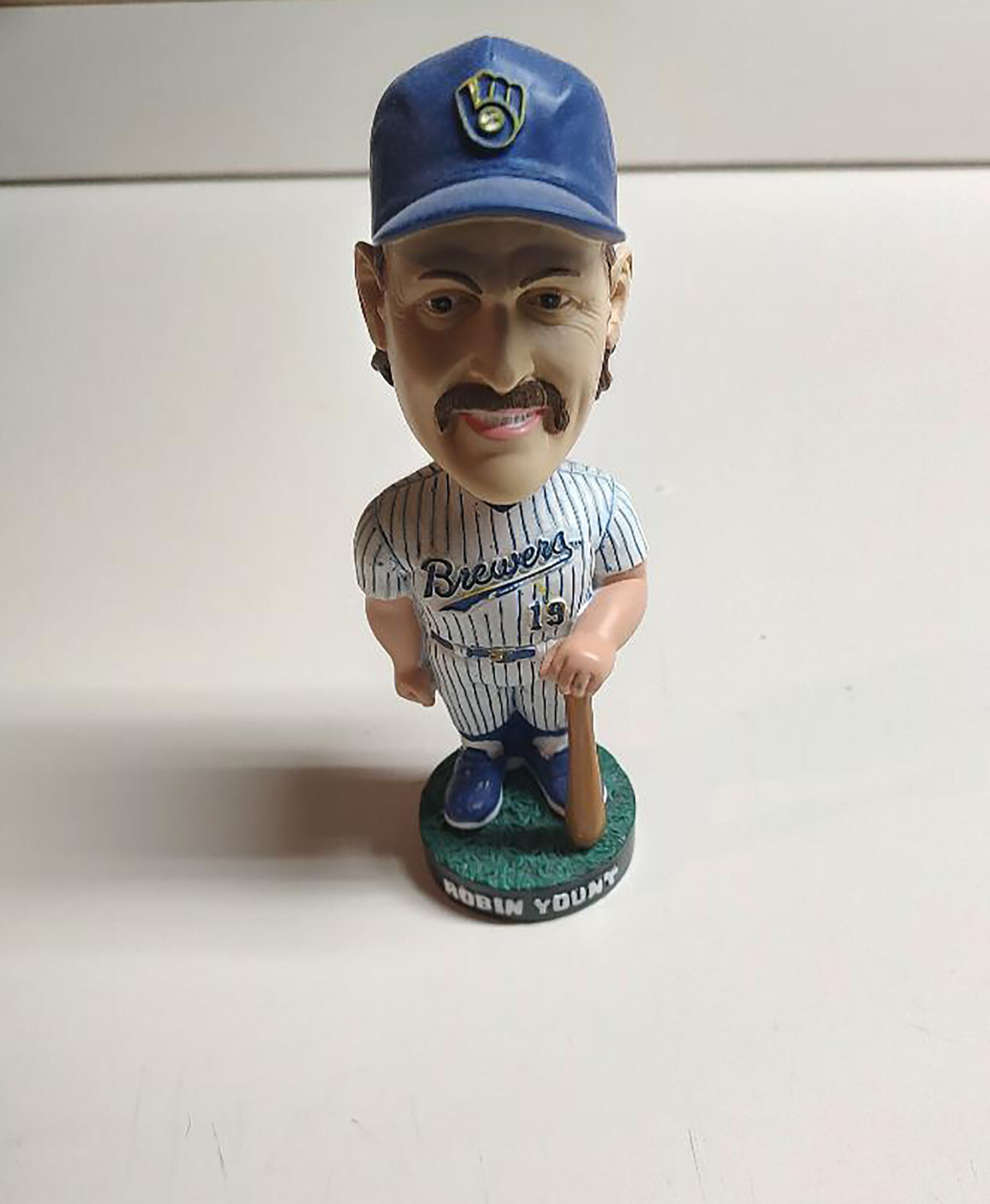 Robin Yount 2001 Hand Painted Pepsi Bobblehead No Box HOF Milwaukee Brewers