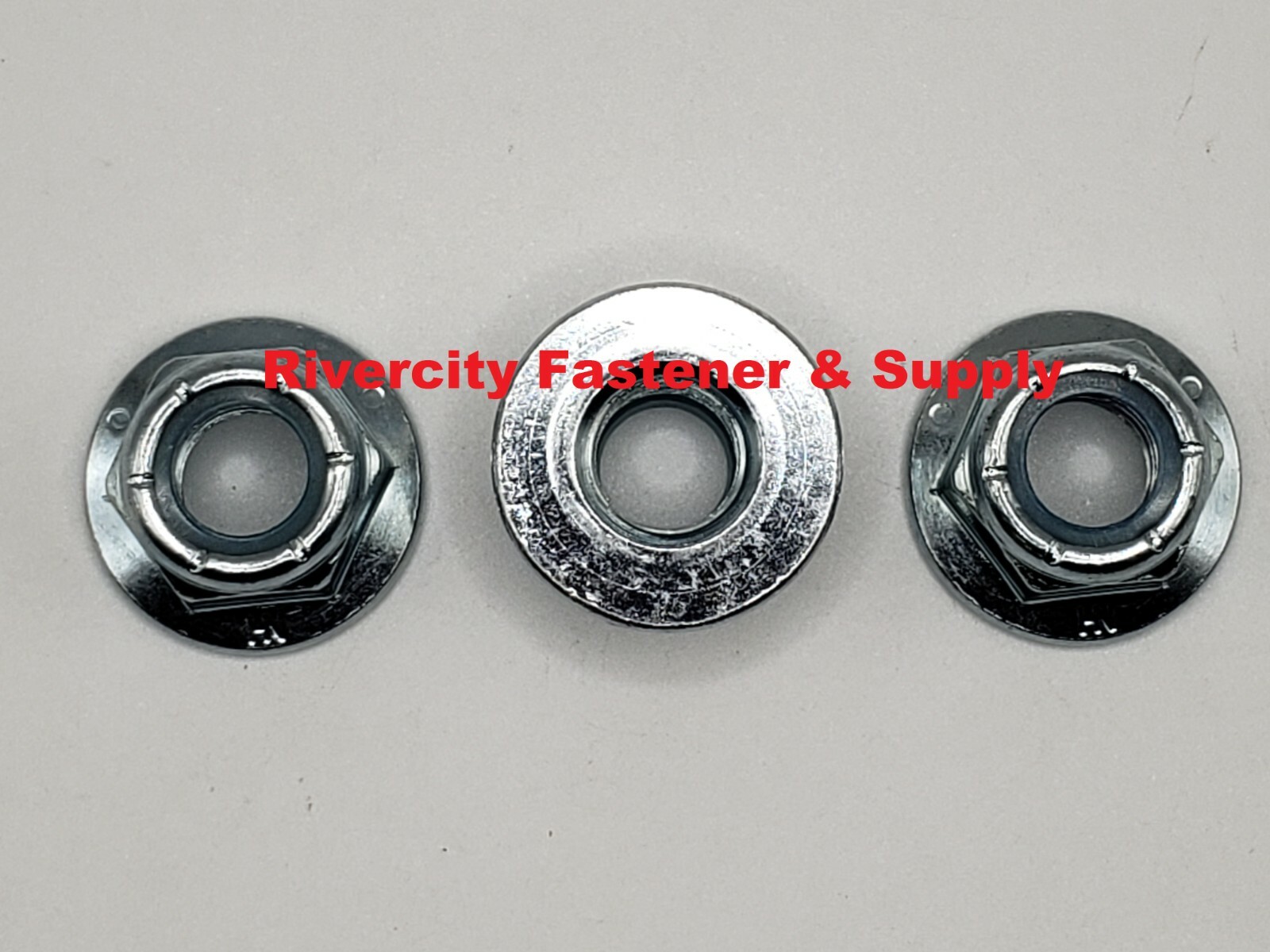 (5) 1/2-13 Nylon Insert Hex Flange Lock nuts / Stop nut / Nyloc 1/2x13