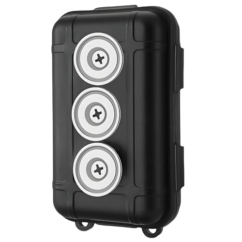 Magnetic Key Holder for Car, Hide A Key Outside Magnetic Key Box, 1 PCS