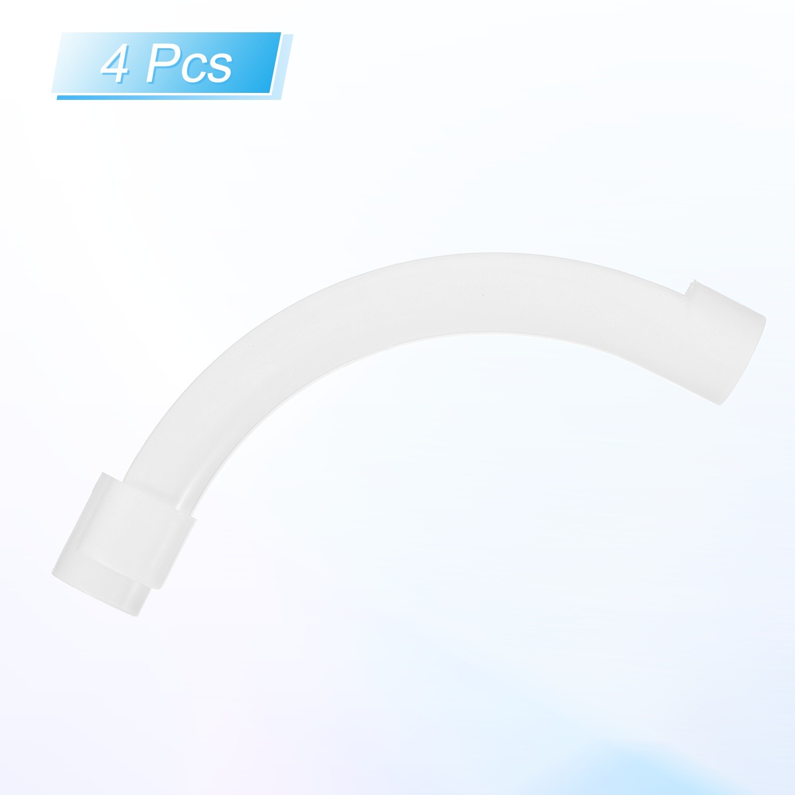 25mm PEX Tube Bend Support, 4Pcs PP Plastic Elbow Bend Support, White