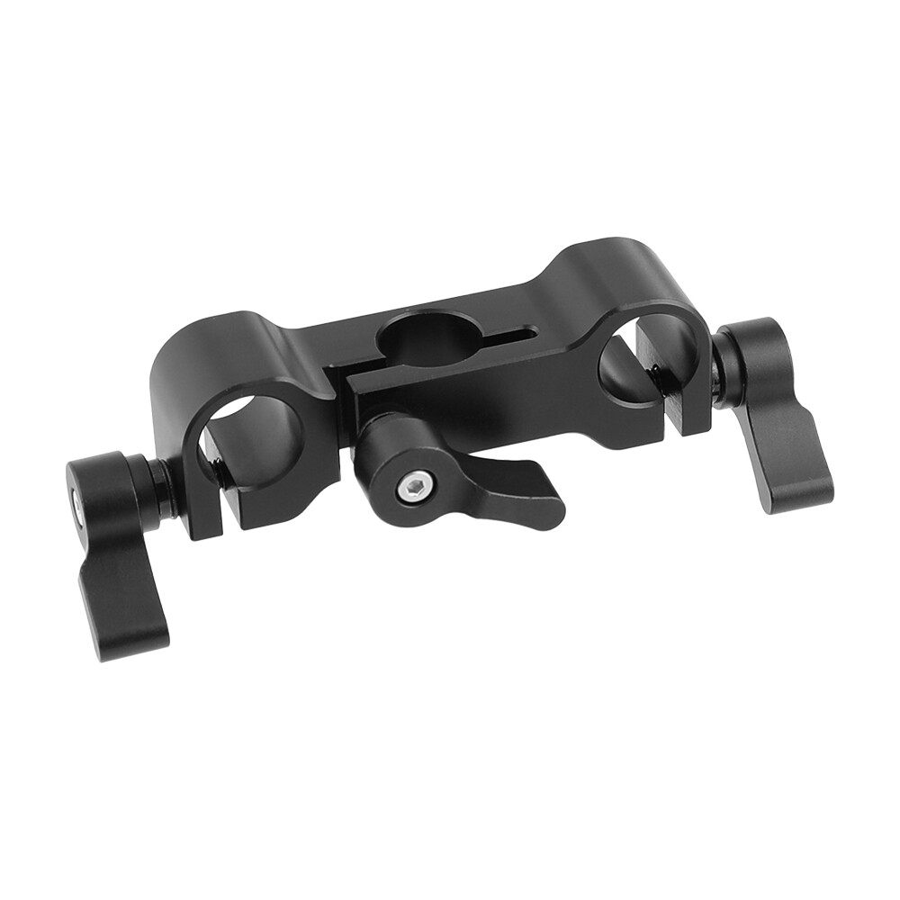 CAMVATE 3-Port Pipe Clamp Holder fr 15mm Rod Supporting System/DSLR Shoulder Rig