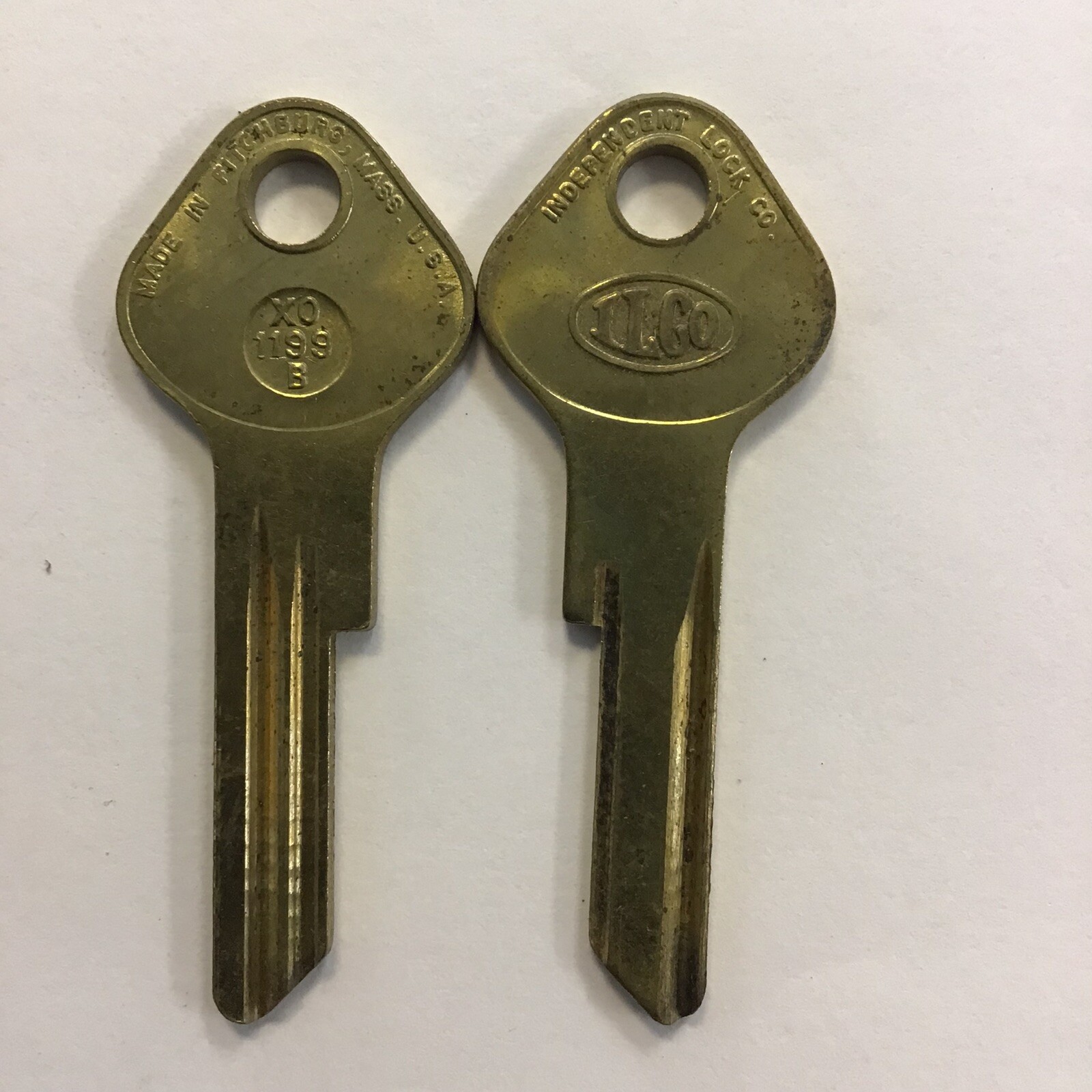 XO 199B Brass Cylinder  LOT of 21 KEY BLANK ILCO