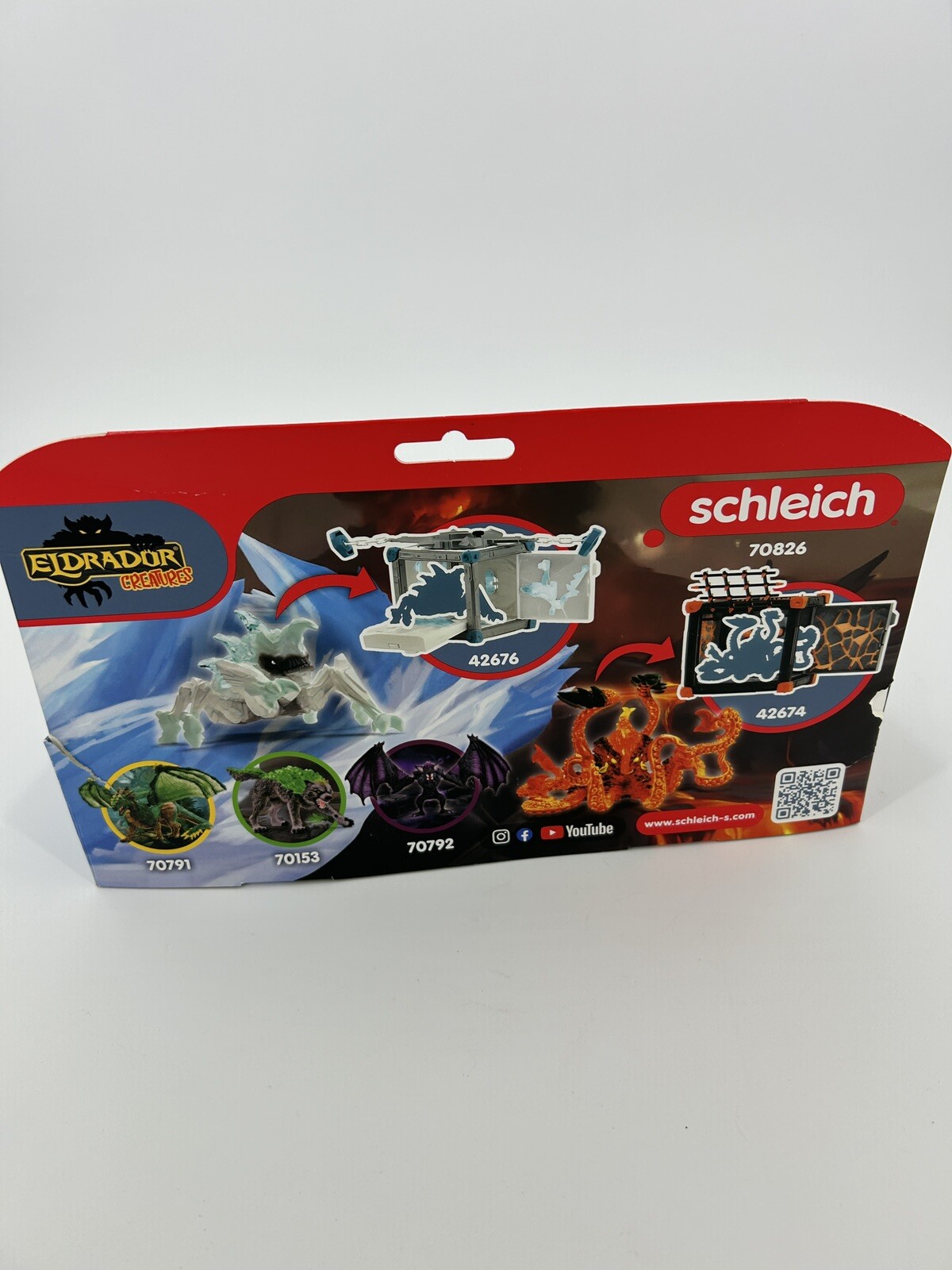 Schleich Eldrador 70826 Fire Kraken vs Ice Bug Creatures Toy Figures NEW