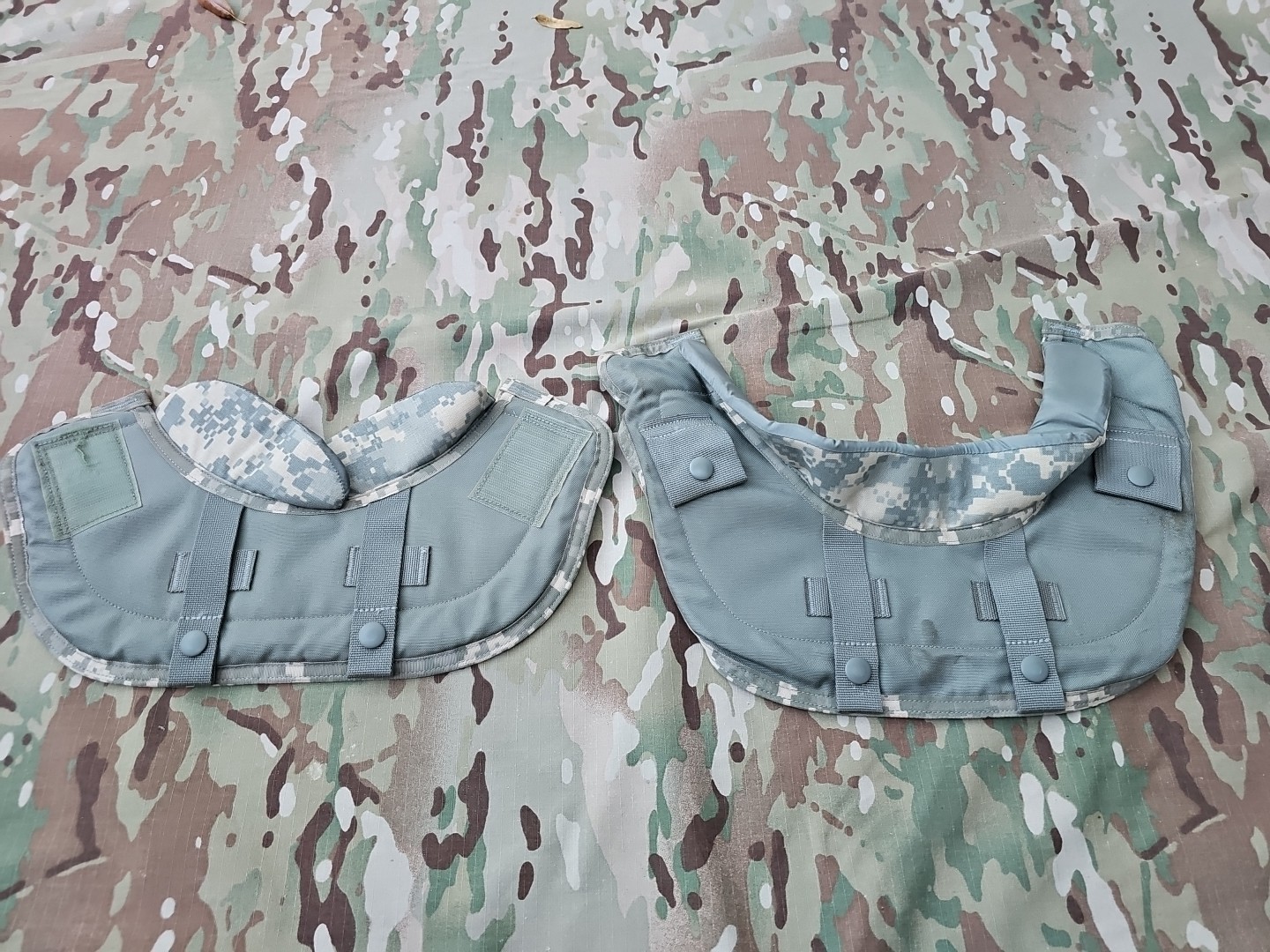 🇺🇸 New Medium AcU Neck PROTECTORS FRONT AND BACK E2