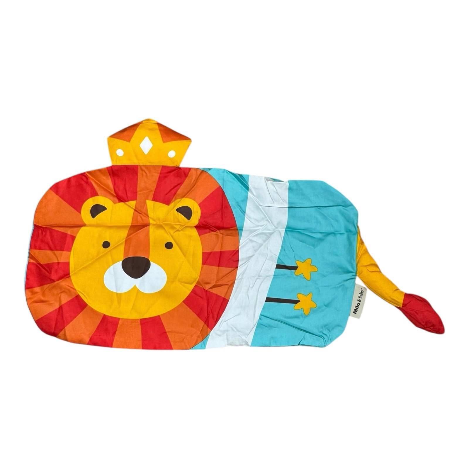 Milo & Gabby Toddler Lion Pillowcase • 100% Cotton NWT Cute Animal Cover