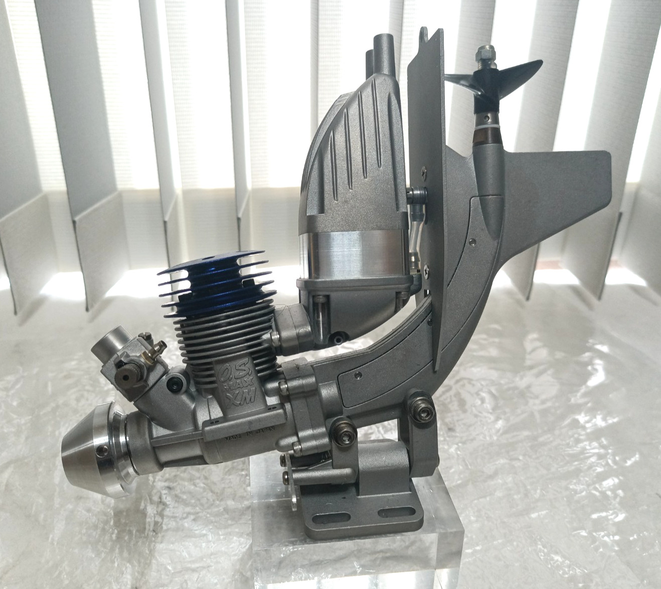 O.S. MAX 21XM Ver.II Marine Outboard Engine - NEVER RUN / MINT / RARE!