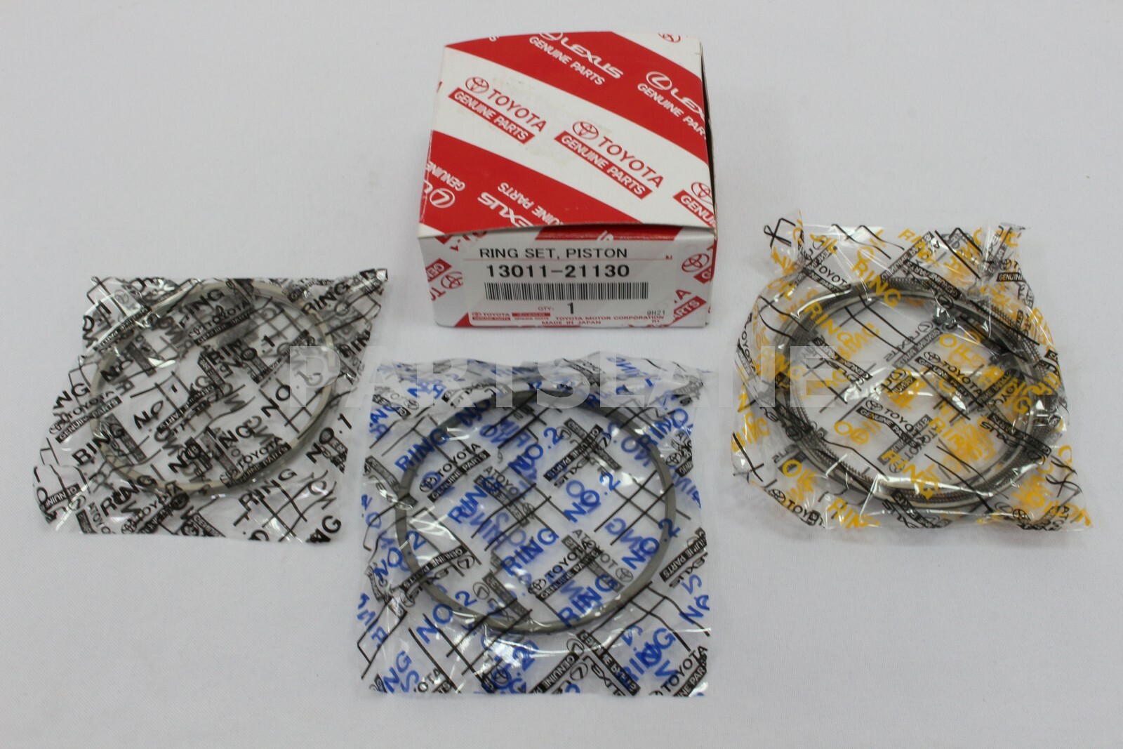 13011-21130 Toyota Prius 2004-2009 1.5L 1NZFXE OEM Engine Piston Rings Set