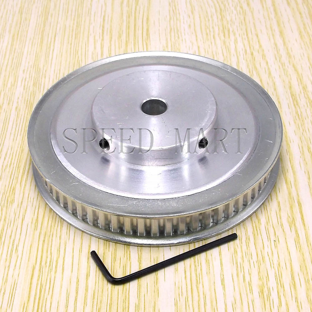 XL Type XL60T Aluminum Timing Belt Pulley 60 Teeth 10mm Bore for Stepper Motor