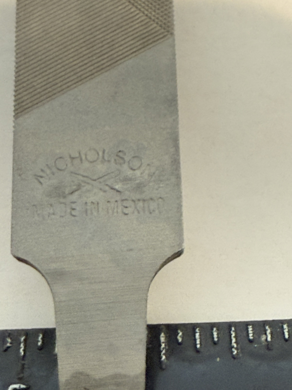 New Nicholson 6” Flat Smooth File, 03533N Double Cut, American Pattern