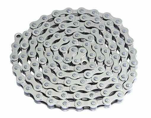 CHROME YBN Bicycle Single Speed Chain 1/2" x 1/8 x 112 Links Lowrider Cruiser