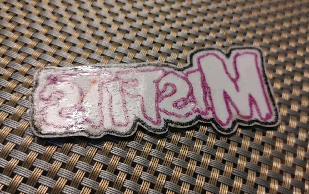Misfits (band) Purple logo Embroidered Patch Samhain Danzig US Ship