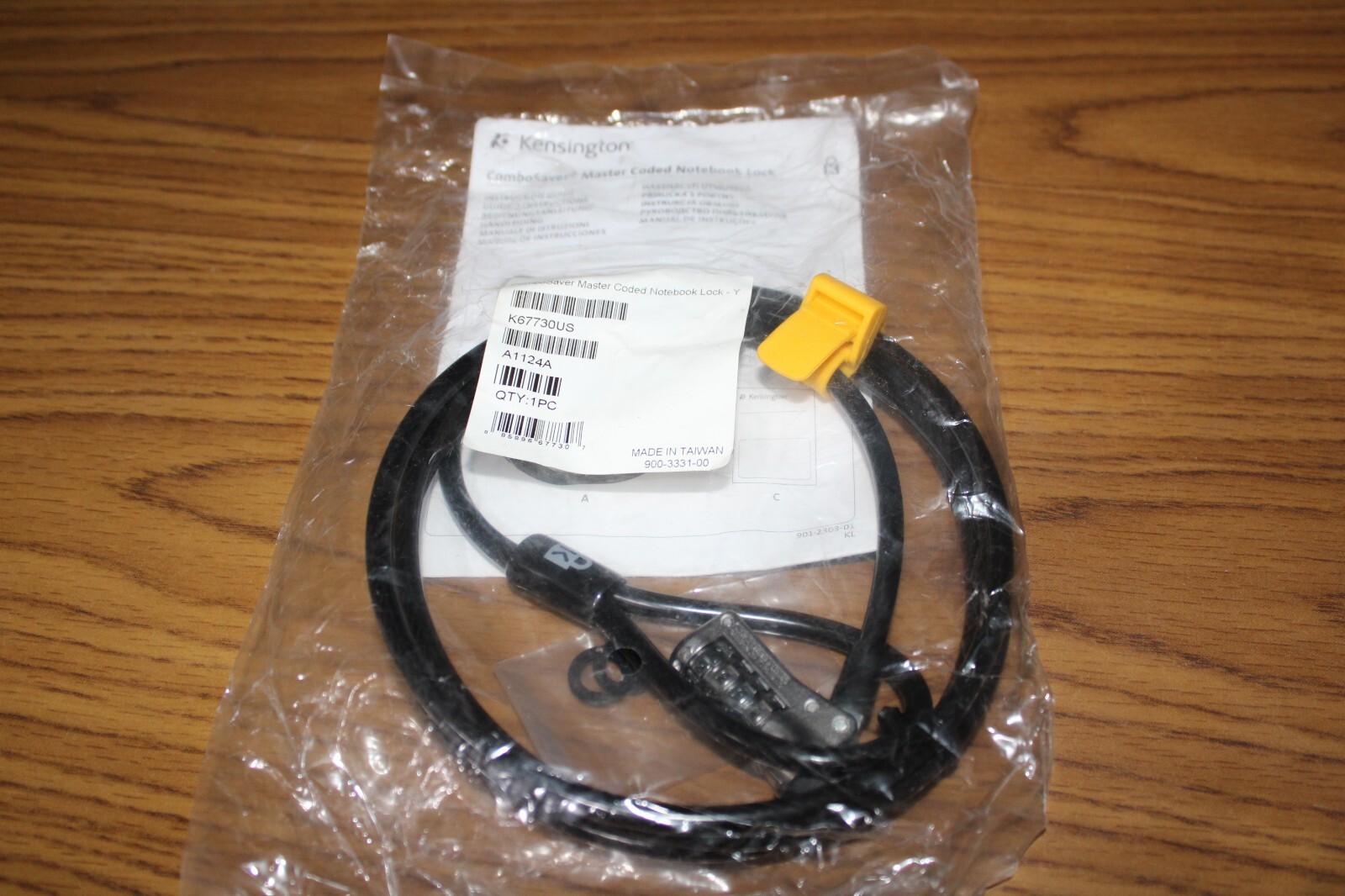 KENSINGTON K67730US COMBOSAVER MASTER NOTEBOOK COMBINATION LOCK