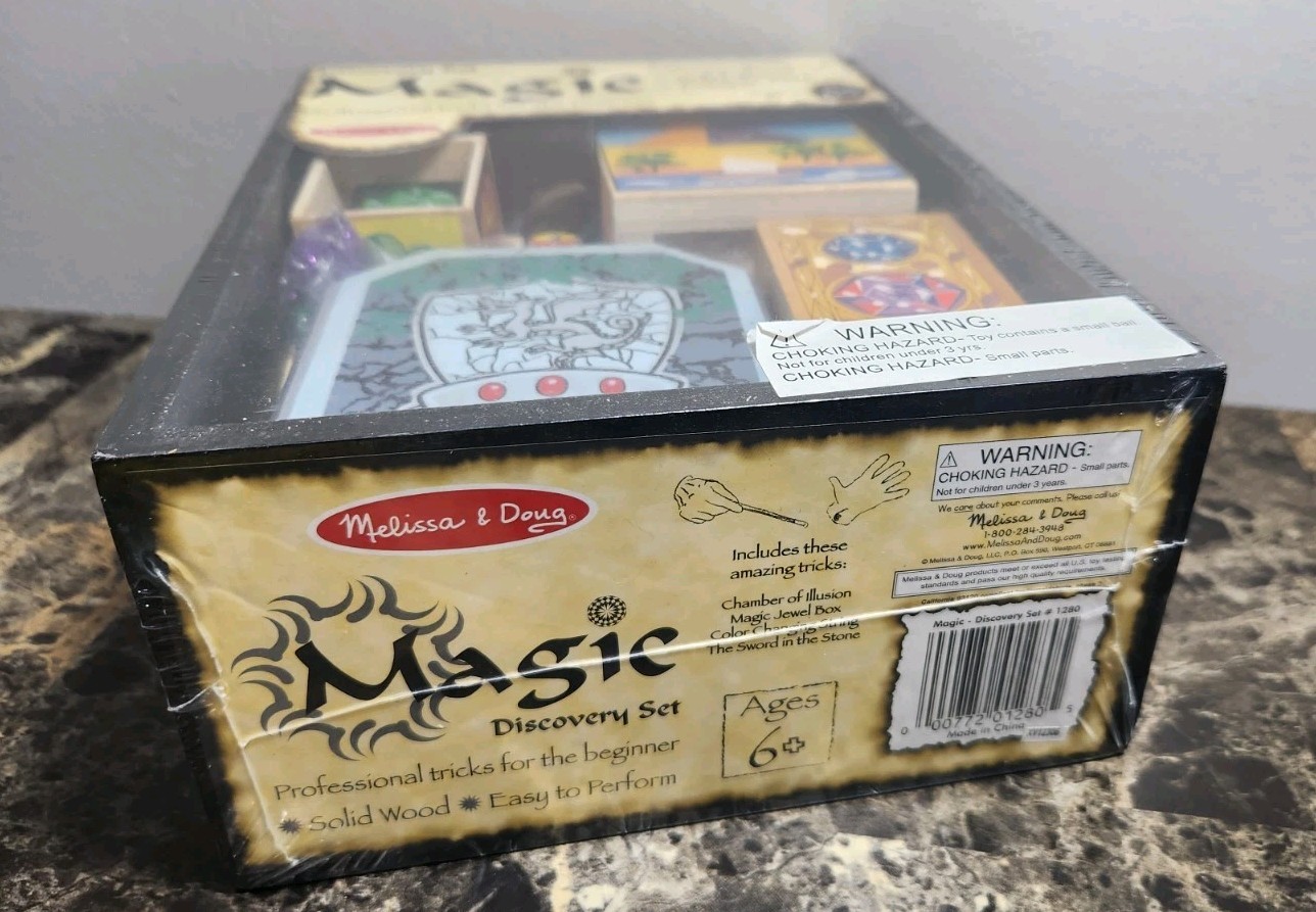 New Melissa & Doug Discovery Set Magic Solid Wood Ages 6+
