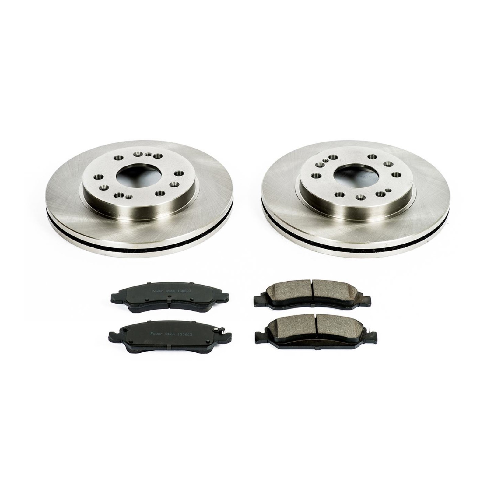 Powerstop KOE2069 Set of Front Replacement Brake Pad & Rotor for 08-18 Escalade