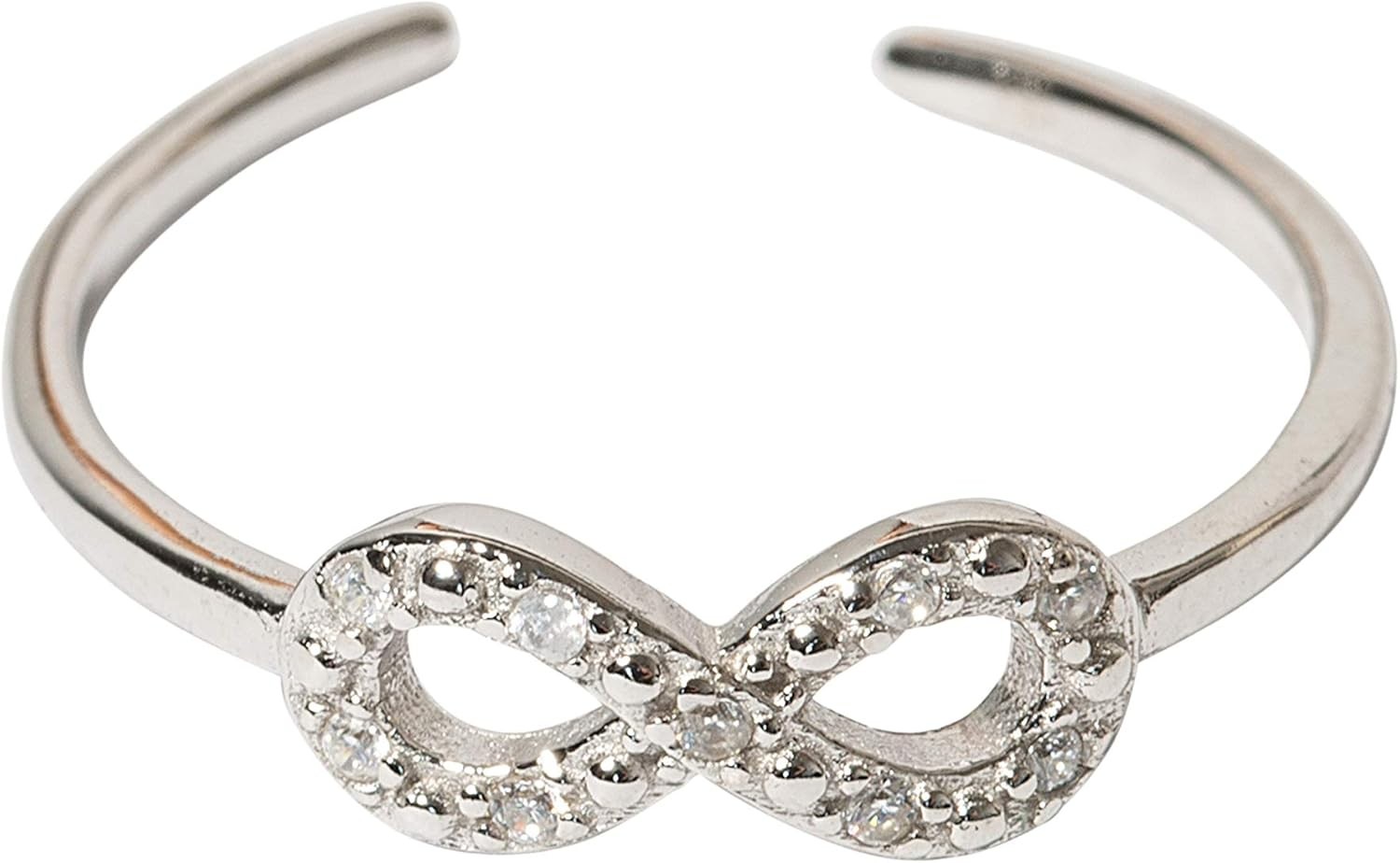 925 Sterling Solid Silver Adjustable Mixed Design Open Toe Ring Rings Finger...