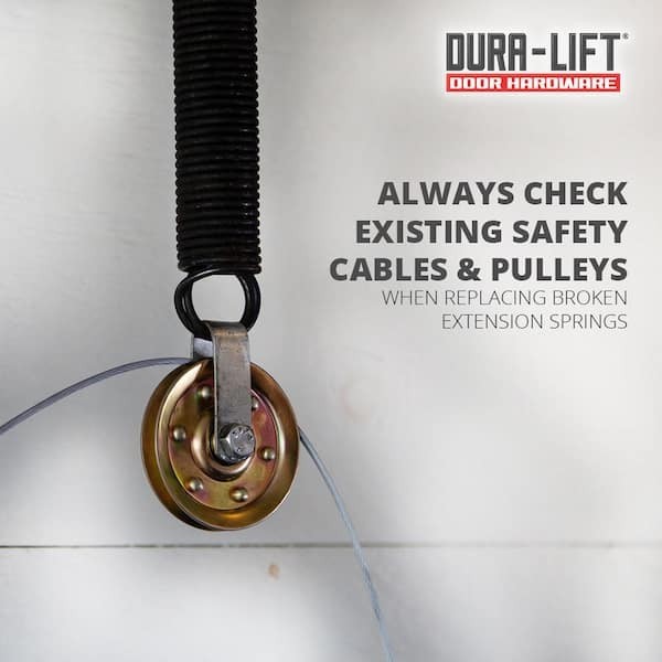140 Lb. Heavy Duty Extension Garage Door Spring (2-Pack)