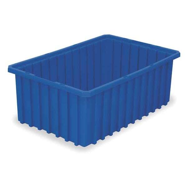 Akro-Mils 33166Blue Divider Box, Industrial Grade Polymer, 10 7/8 In W, 6 In H,