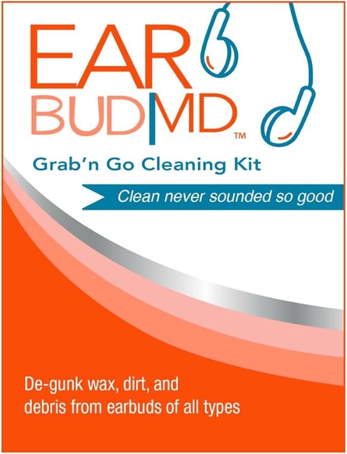 NEW Ear Care MD Earbud Cleaning Kit Complete for Crystal Clear Sound- 1 pack