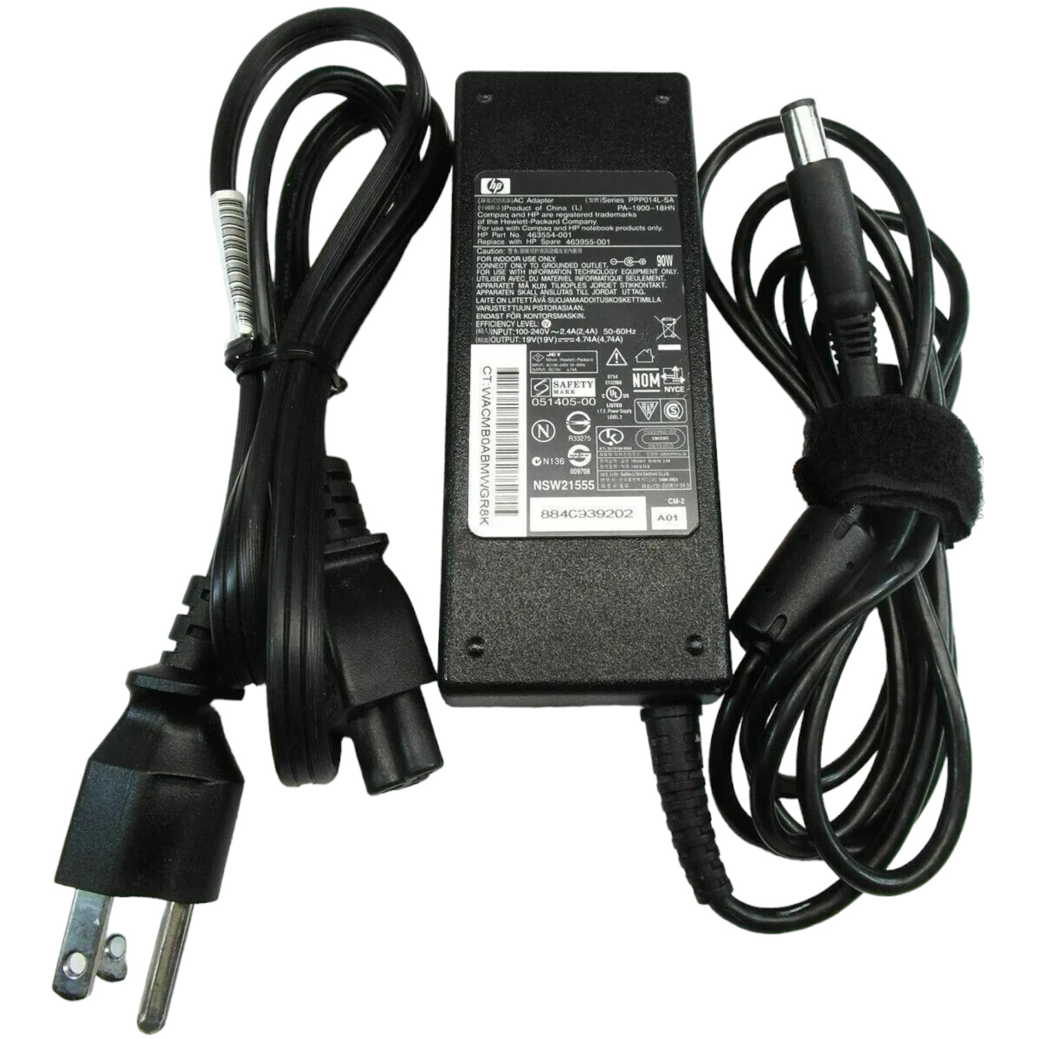 OEM HP EliteDesk 705 G1 G4 G5 90W 7.4x5.0mm Tip AC Adapter Charger Power Supply