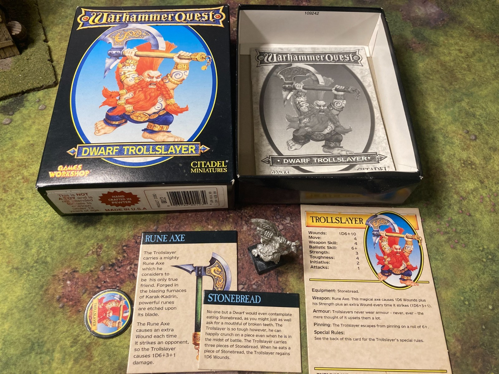 Warhammer Quest - Dwarf Trollslayer Expansion - Complete - GW