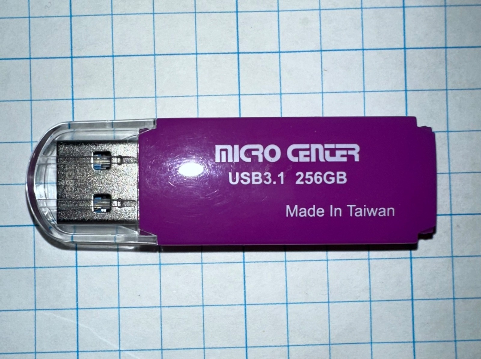 Micro Center USB 3.1 256GB USB Flash Drive