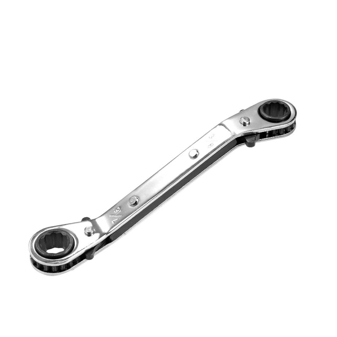 Reversible Ratcheting Wrench 3/8-inch X 7/16-inch Offset Double Box End Cr-v | E