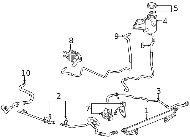 Genuine GM Cooler Line 85056550