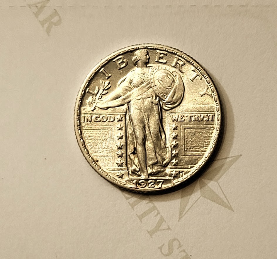 1927 Standing Liberty Quarter, Choice BU Condition - C8157