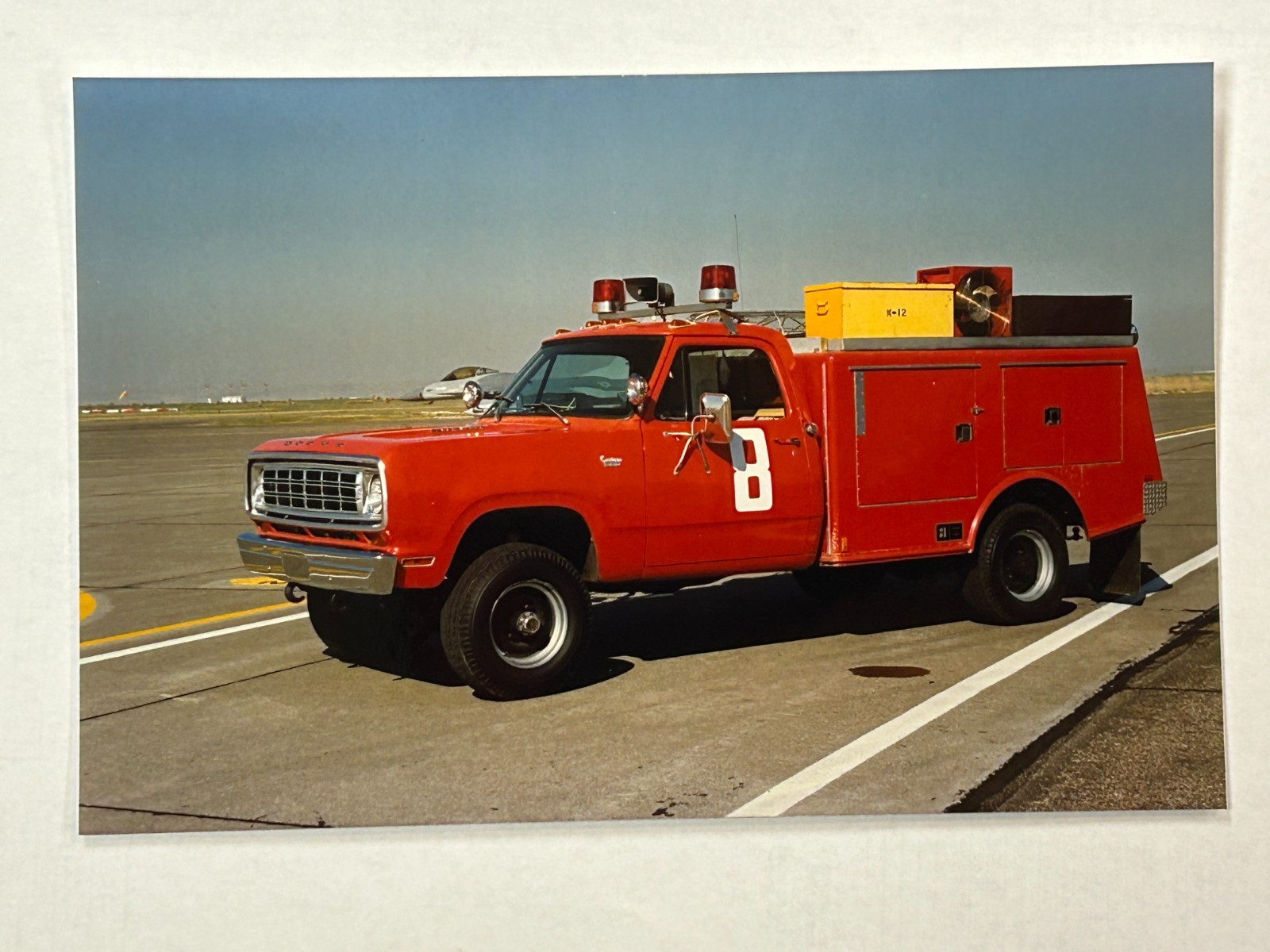 USAF ND ANG Dodge Ansul P10 CFR Fire Apparatus Print A64