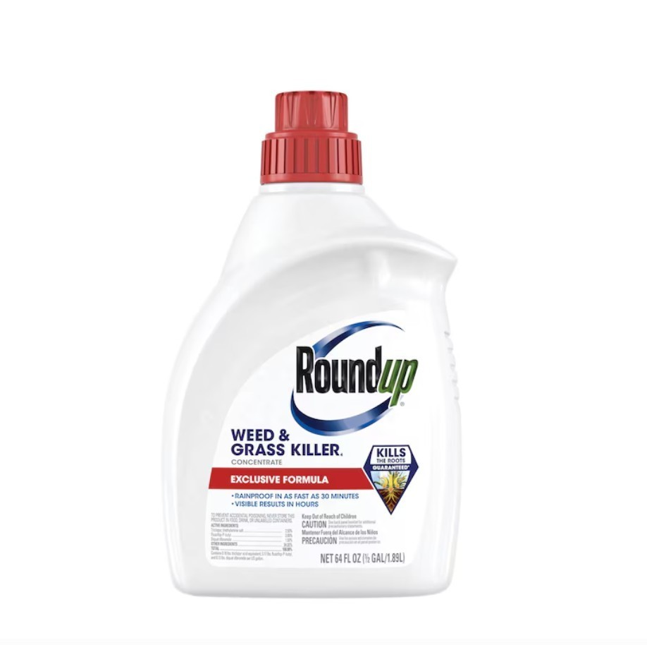 [2 Pack] Roundup Weed Grass Killer4 64 fl oz Concentrate Weed and Grass Killer