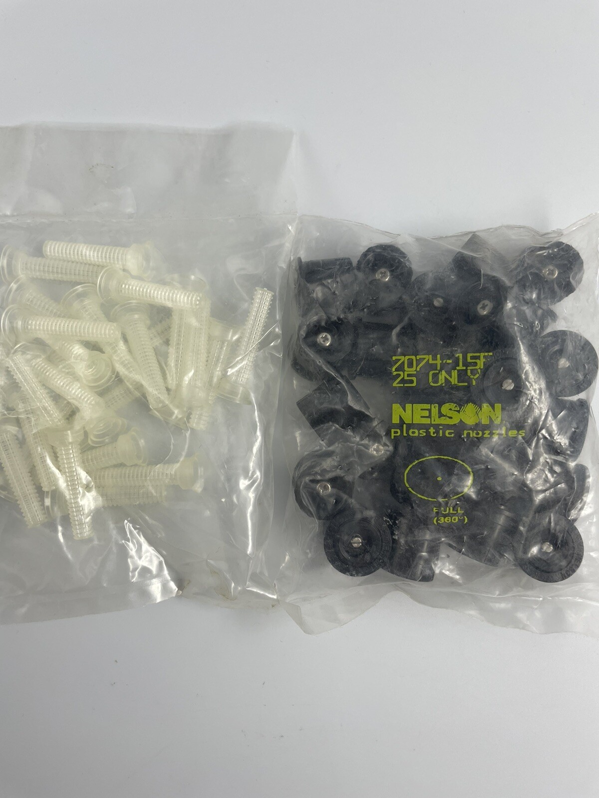 Bag of 25 Nelson 7074 - 15F Nozzle - 360 degree - NOS
