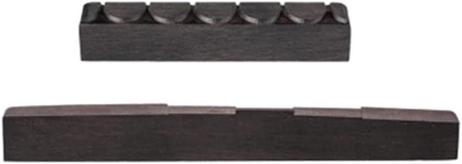6 String Classical Guitar Bone Nut and Saddle Guitar Neck Nuts Slotted Bridge...
