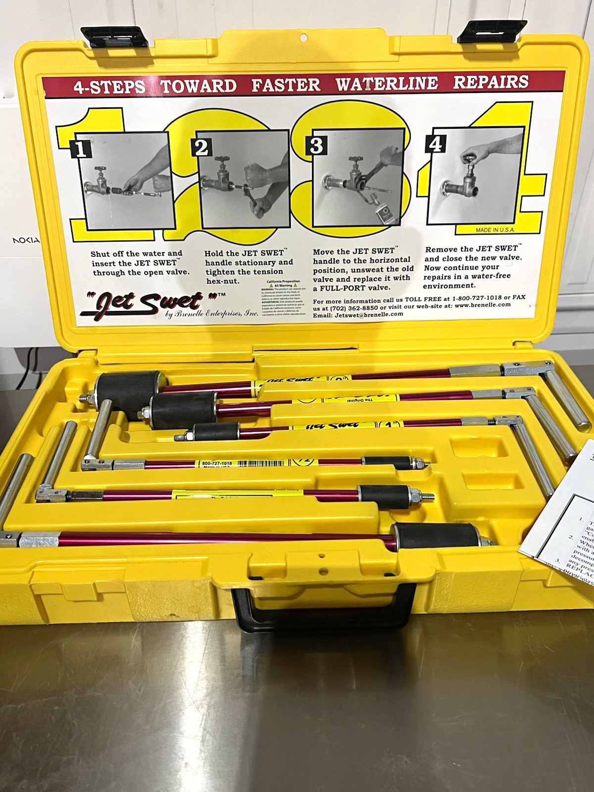 Jet Swet 6100 Jet Swet Faucet & Sink Installer Tool Kit w/ Case