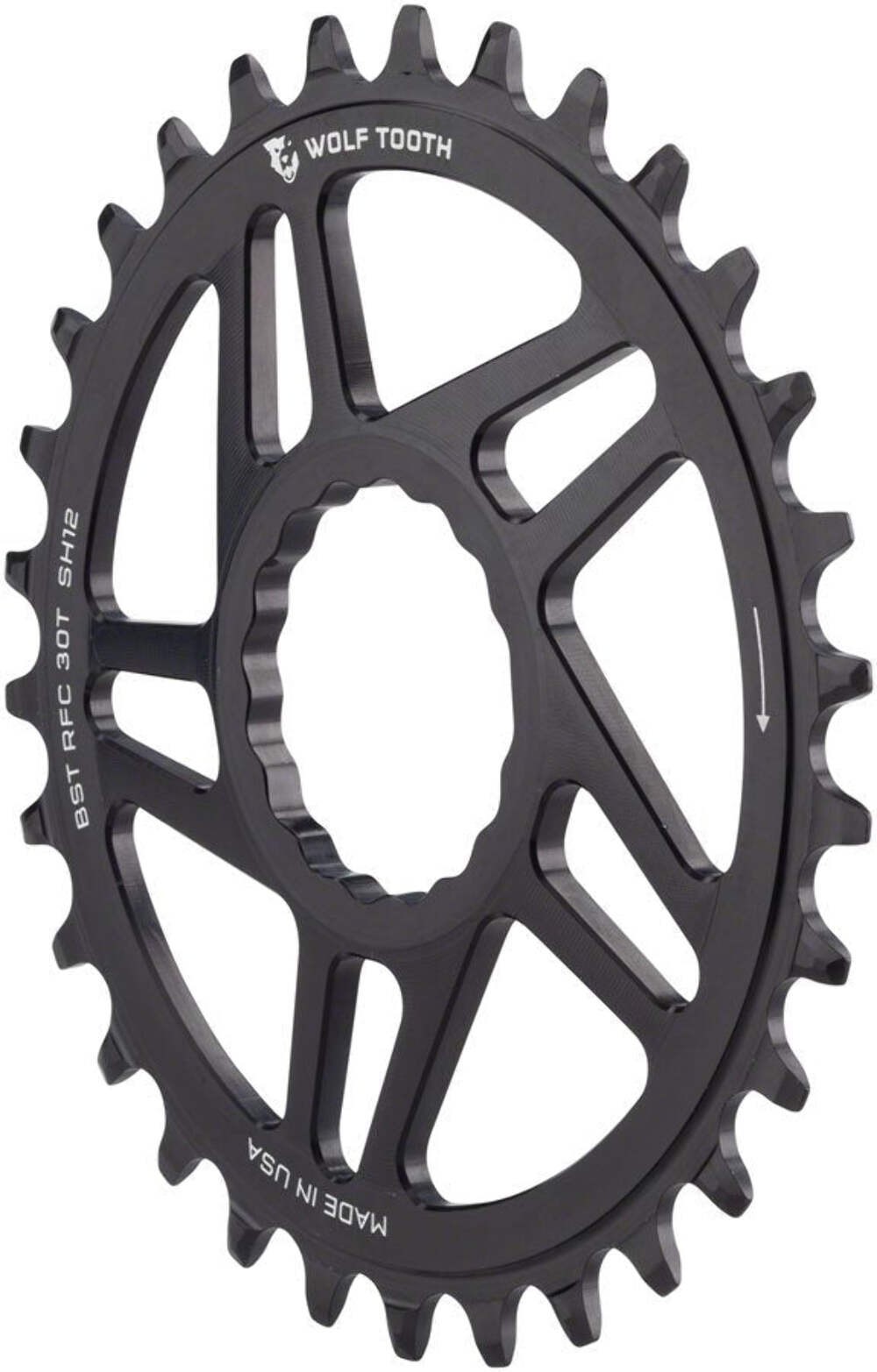 Wolf Tooth Direct Mount Chainring - 30t RaceFace CINCH Direct Mount Boost 3mm Of