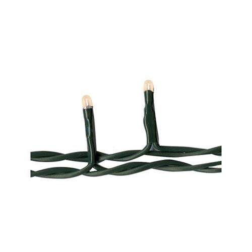 NEW Primitive Teeny Lights 35 Ct Clear Bulbs GREEN Elec Cord Strand Rice INDOOR