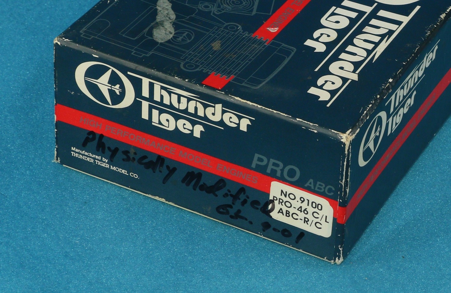 RC Model Thunder Tiger Pro ABC Model Airplane Engine Motor #9100 PRO 46
