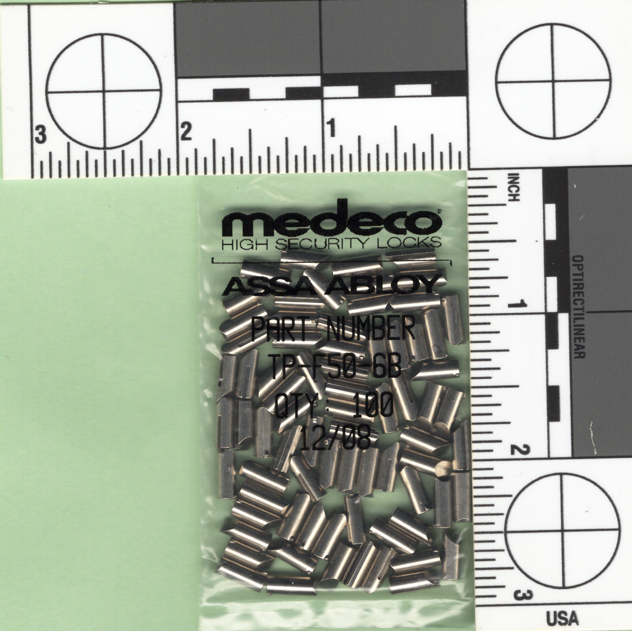Medeco TP-F50-6B Pins (Qty. 100)