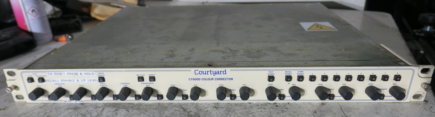 Courtyard cy600d colour corrector