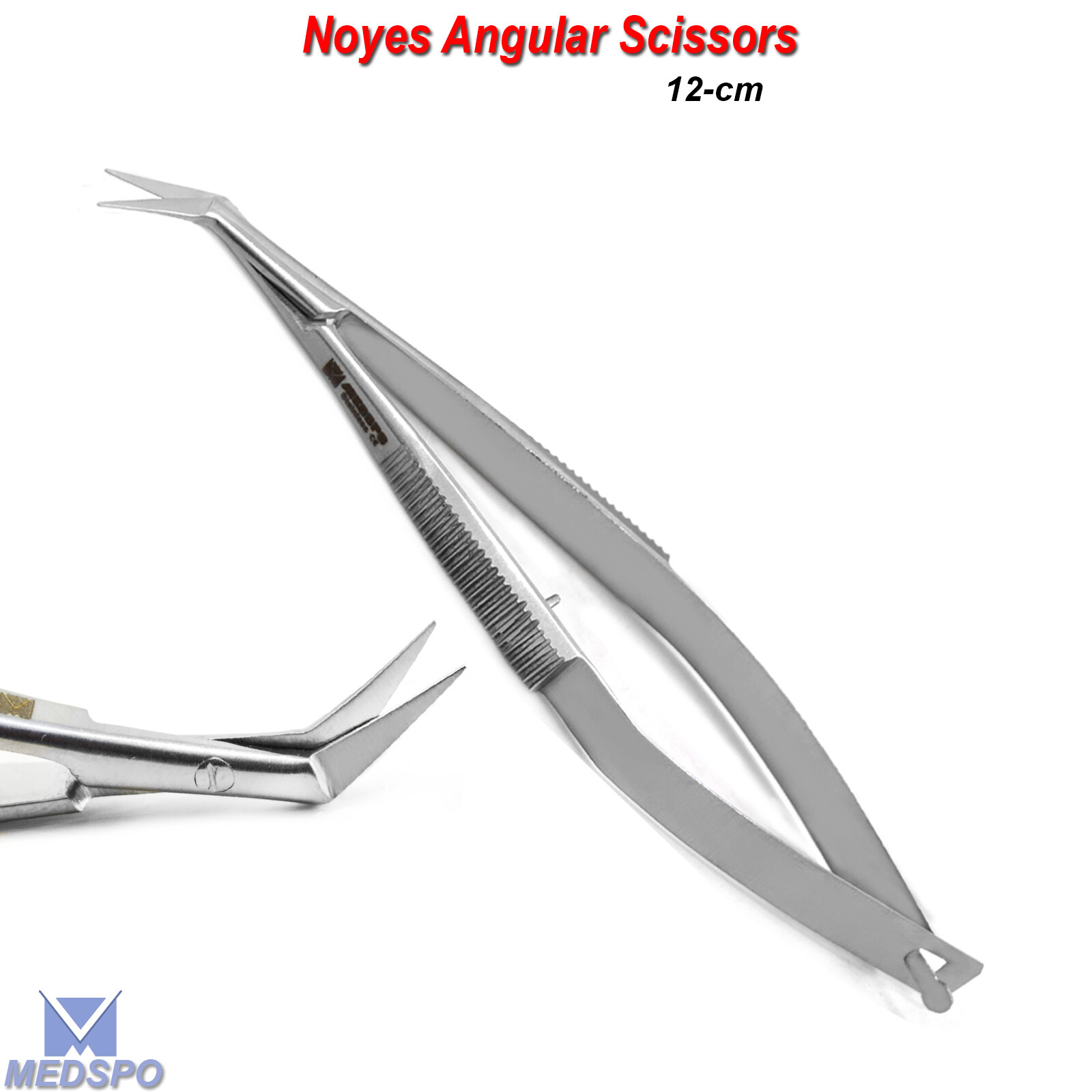 Micro surgical Noyes Angular Spring Action Scissors Ophthalmic Dissecting Tools