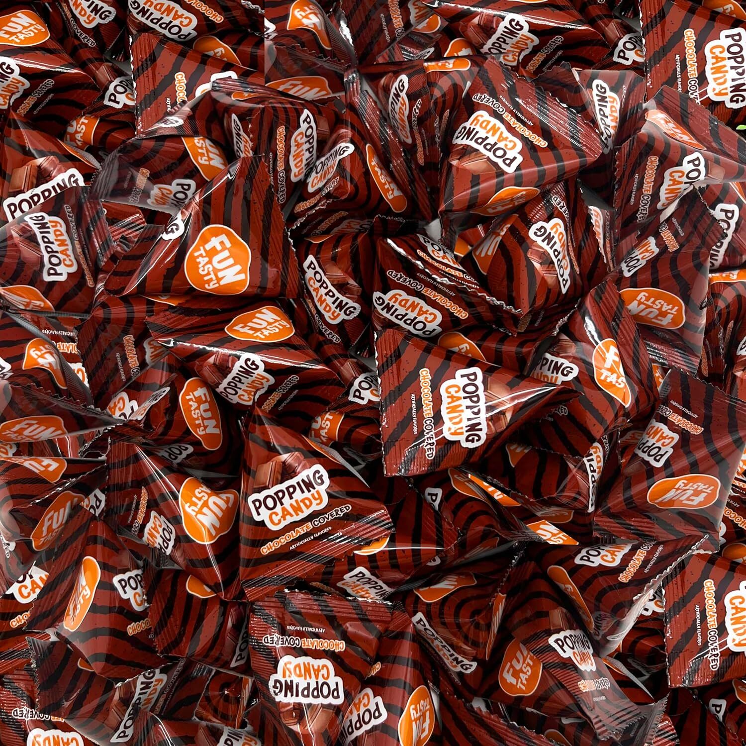 Chocolate Covered Strawberry Popping Rock Candy, 40-Count Bag