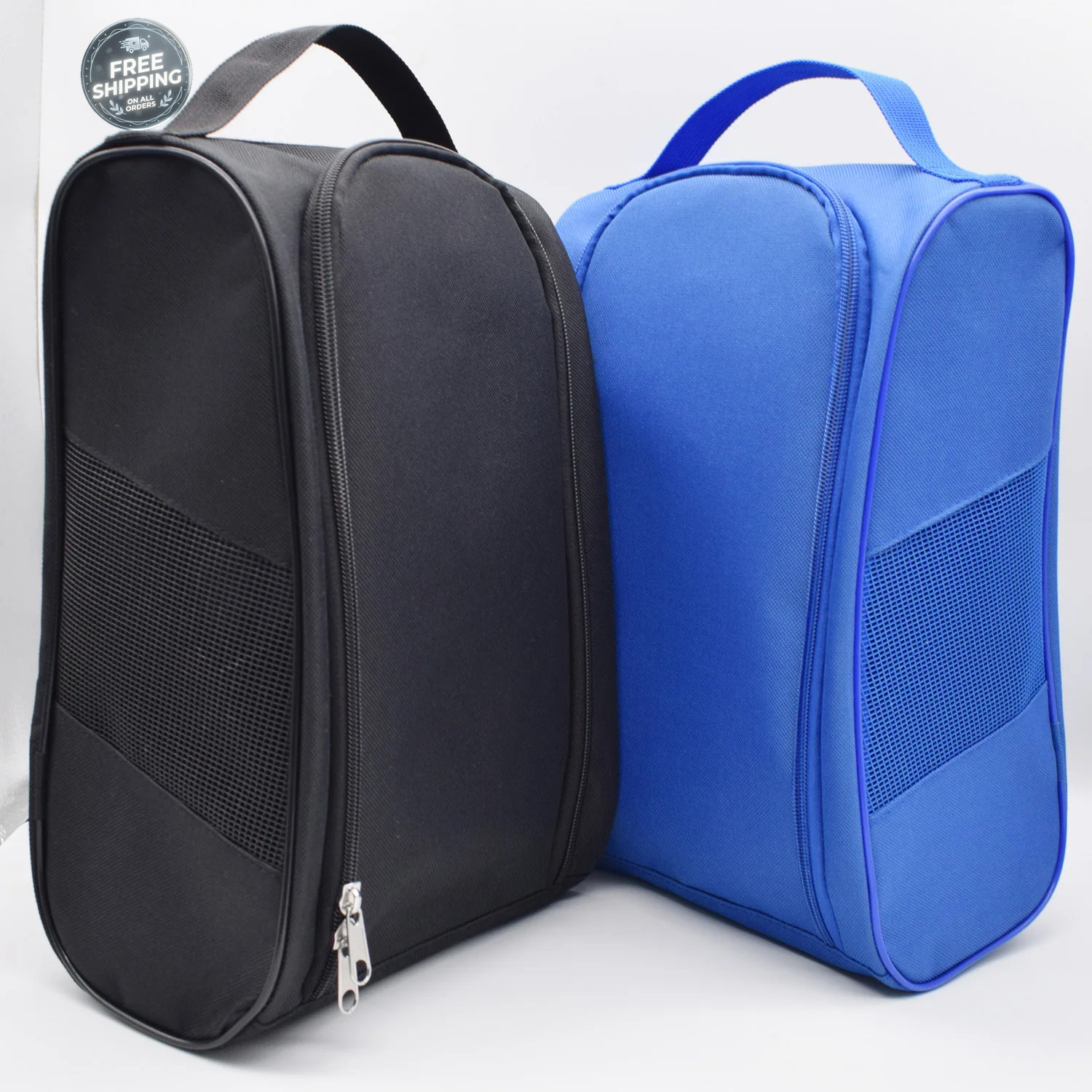 Portable Golf Shoe Bag Oxford Cloth Shoe Carrier Bags Breathable Lightweight