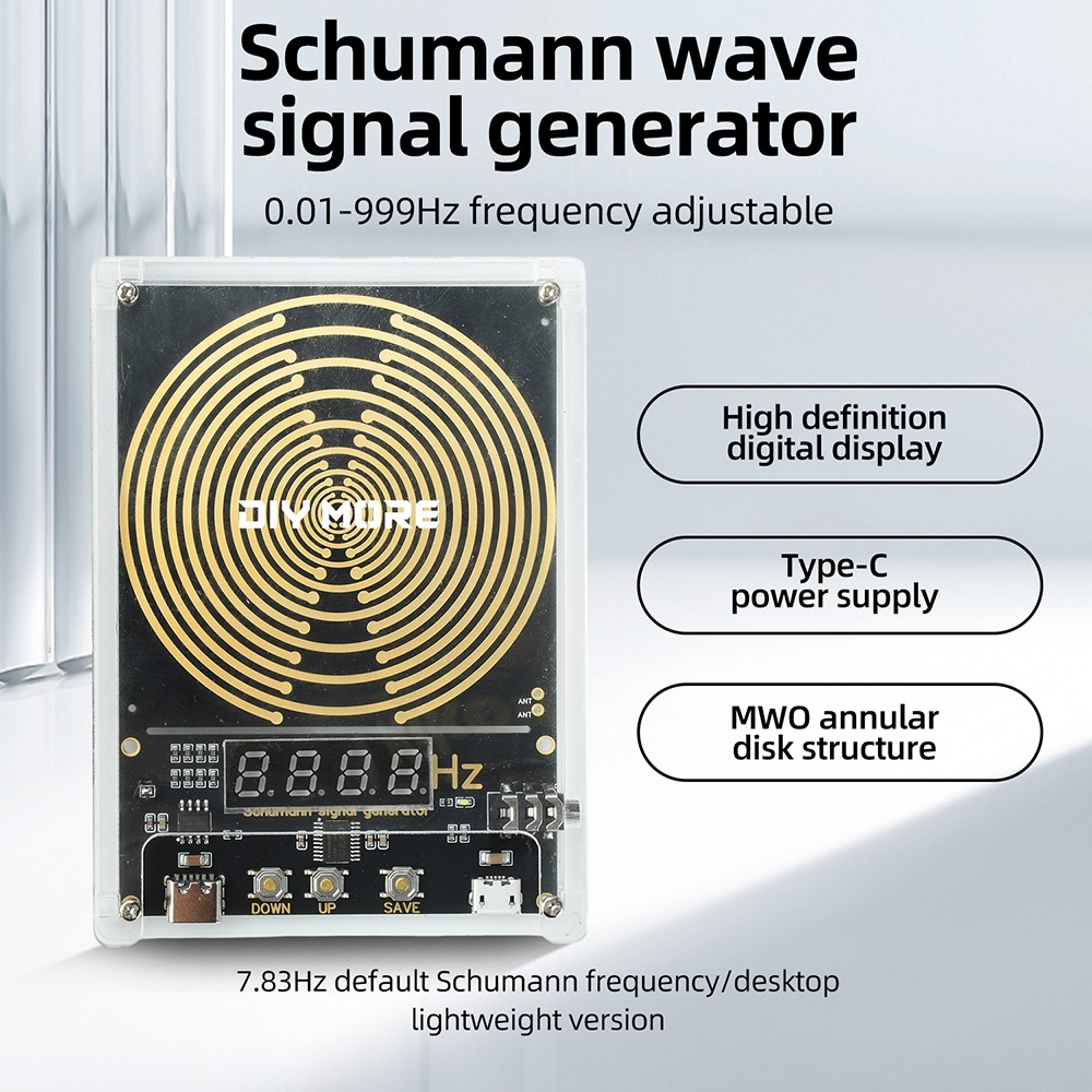 DC 5V 0.01-9999HZ Adjustable Frequency Schumann Wave Sine Wave signal Generator
