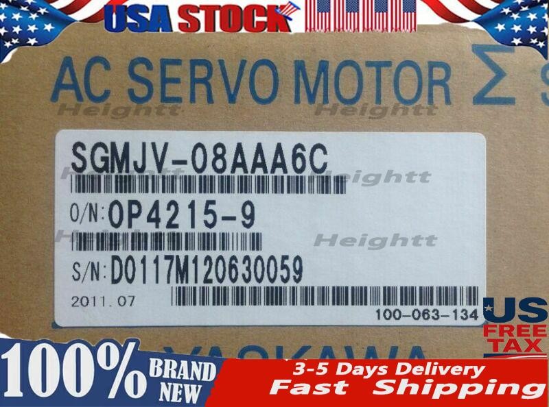 YASKAWA SGMJV-08AAA6C AC SERVO MOTOR SGMJV08AAA6C New In Box Expedited Shipping
