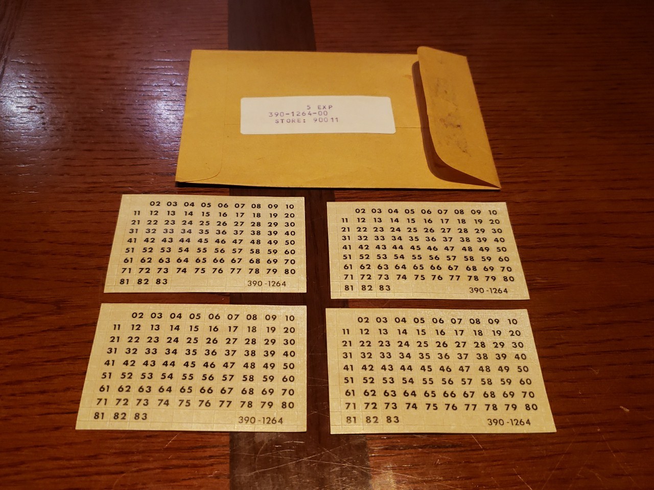 Four New Heathkit Labels #390-1264