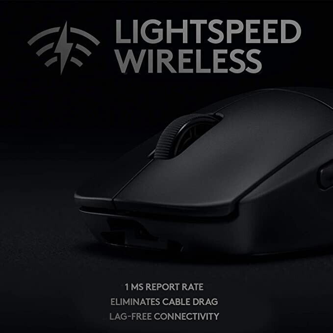 Logitech G PRO LIGHTSPEED Wireless Gaming Mouse - Black (Non-Orig Acc)