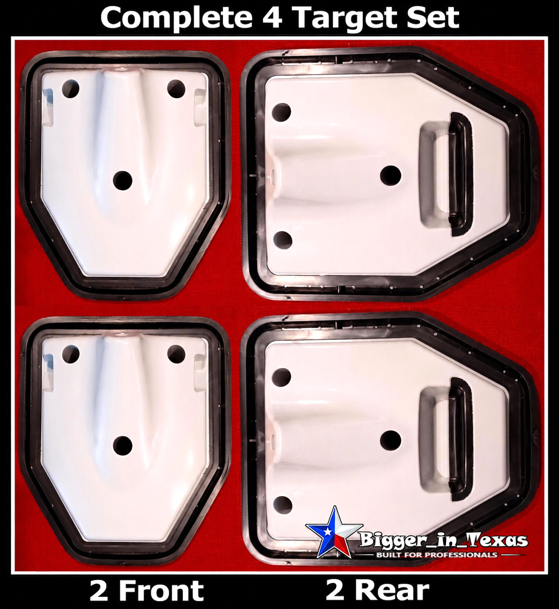 NEW! Hunter Hawkeye Wheel Alignment F&R Target Housing Replacement 4pc Combo Set