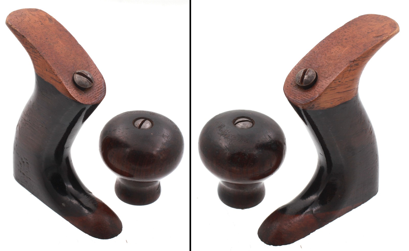 Orig. Rosewood Handle & Knob for Ohio Tool No. 328 Jointer Plane- mjdtoolparts