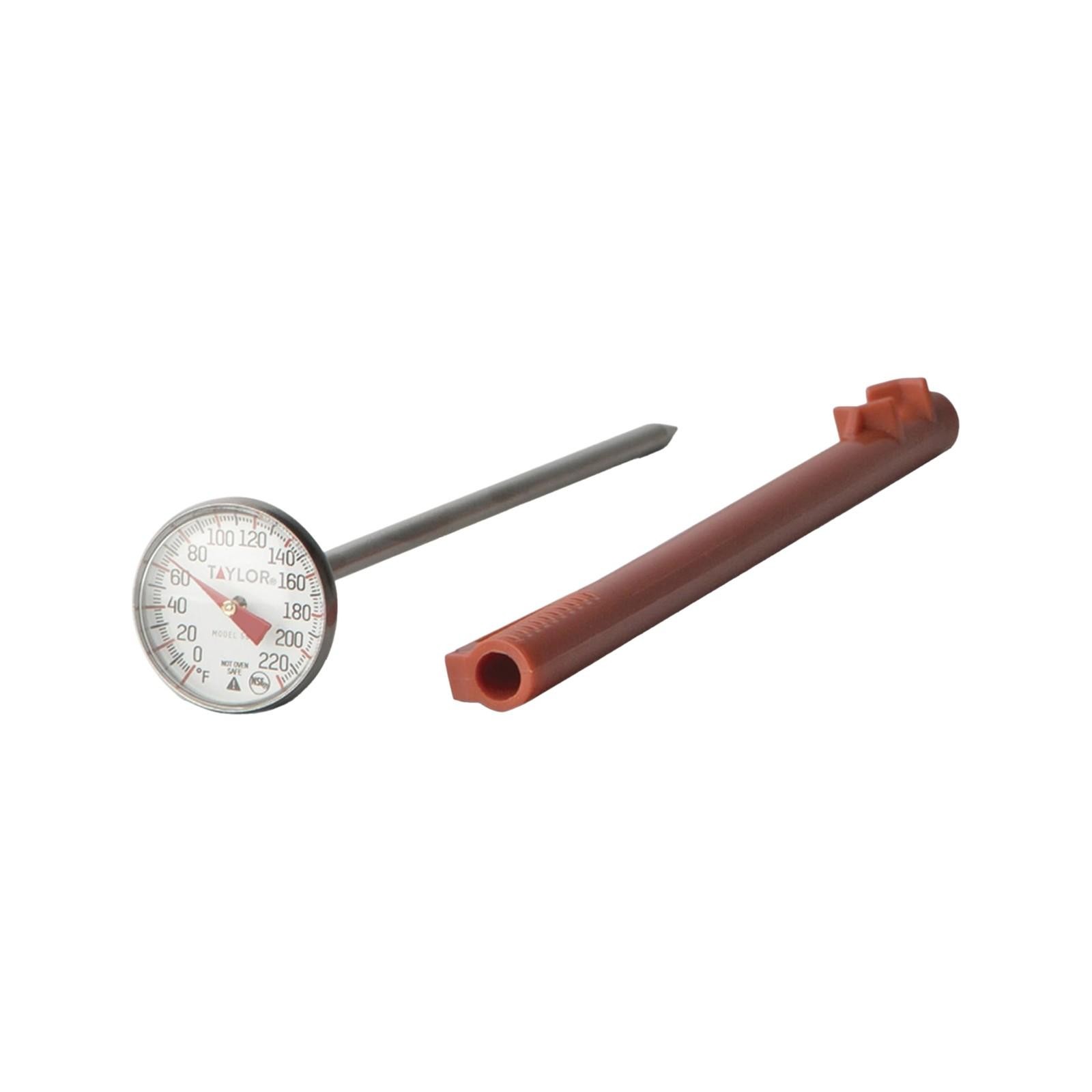 Instant Read Analog Meat Food Grill Bbq Cooking Kitchen Thermometer with Red ...