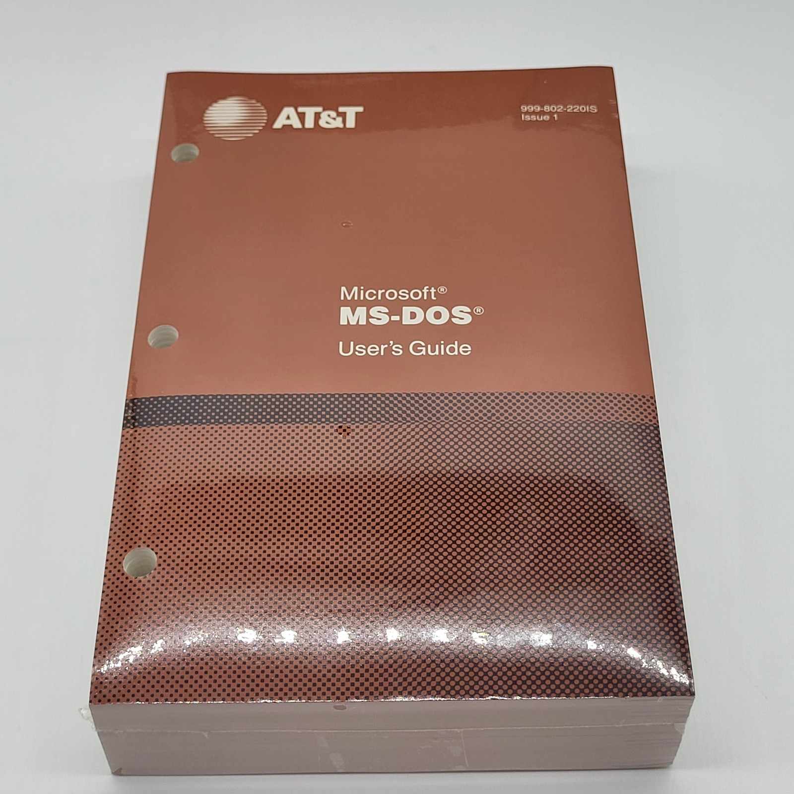 AT&T Microsoft MS-DOS v3.2 Factory Sealed 2-Disk Set User Guide 6300