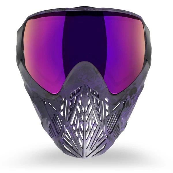 Bunkerkings CMD Paintball Mask / Goggle - Purple Black Highlander